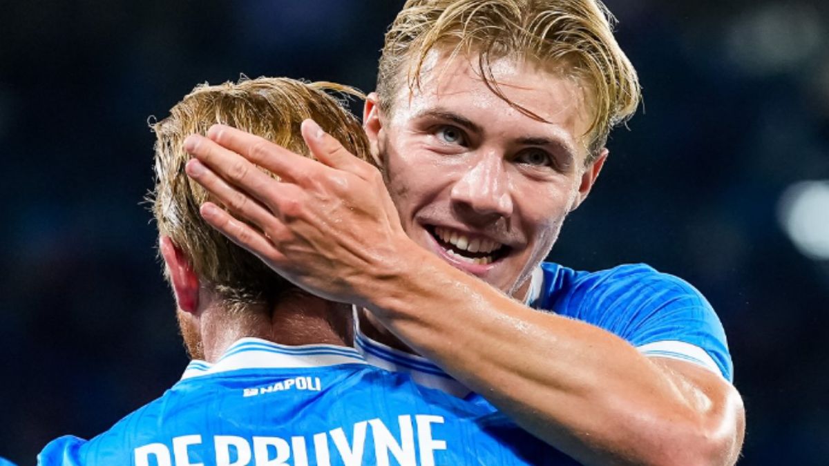 Napoli-Sporting Lisbona 2-1, la firma di tre azzurri sulla prima vittoria in Champions League