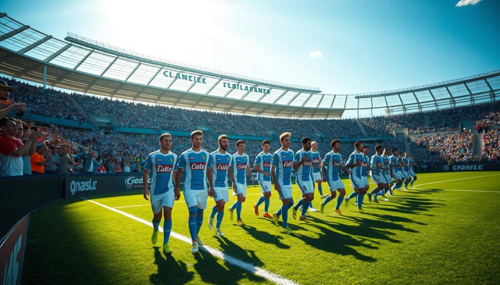 Debutto in campionato del Napoli Divisione Nazionale