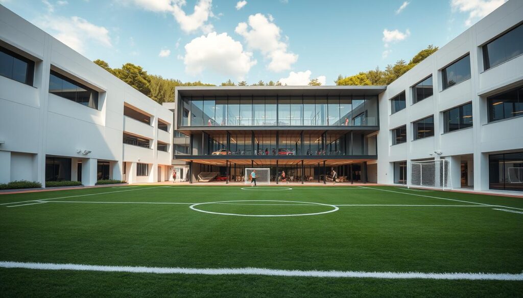 Infrastruttura moderna centro sportivo