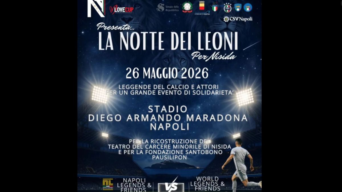 La notte dei Leoni, confermata la presenza di un grande ex azzurro nel match di beneficenza Napoli Legends-Legends Resto del Mondo